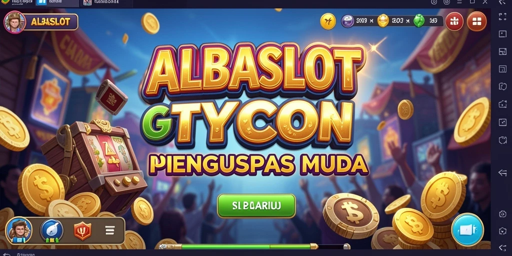Tampilan menarik dari ALBASLOT dengan gameplay Tycoon yang seru.