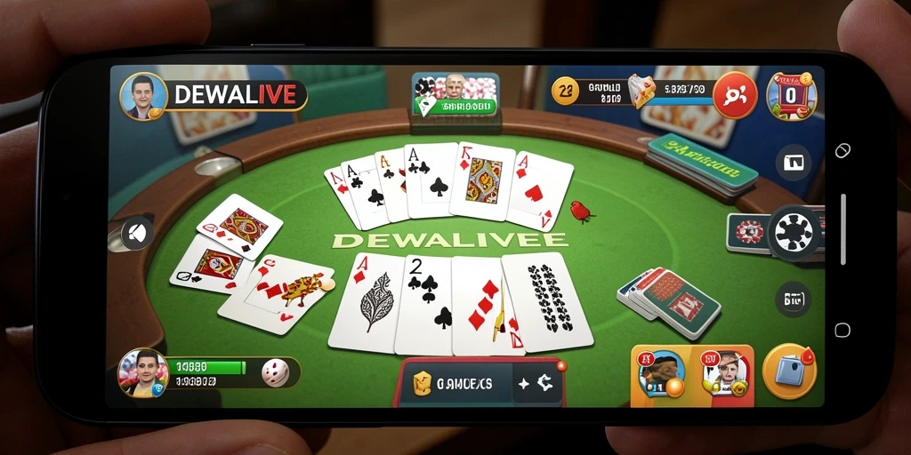 Tampilan gameplay DEWALIVE yang seru dan interaktif.