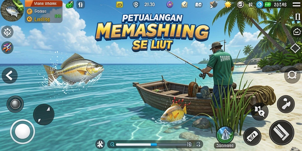 Tangkapan ikan yang luar biasa dalam gameplay FO8.