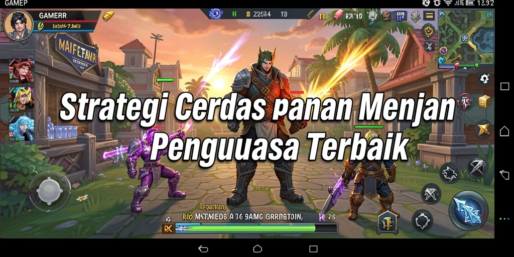 Tampilan gameplay Gamers yang intens dan strategis.