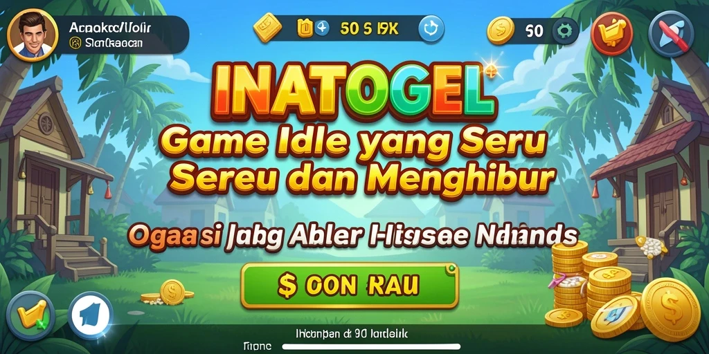 Tampilan permainan INATOGEL yang menarik saat gameplay Idle.