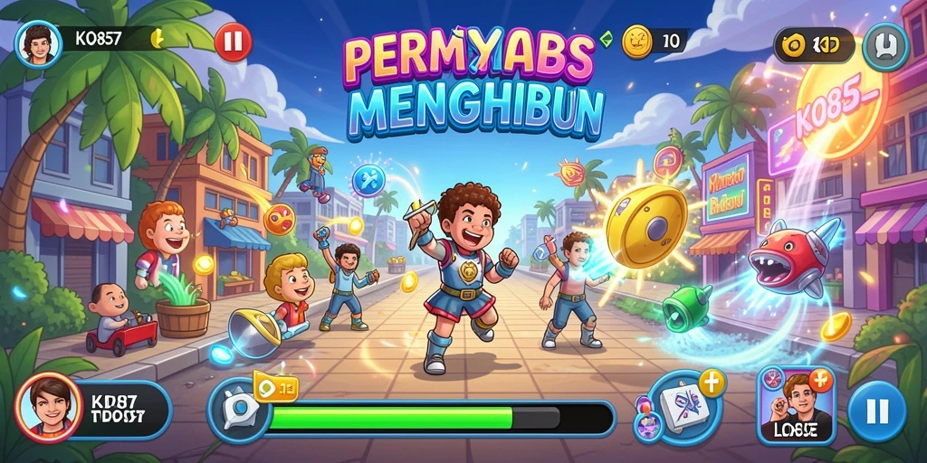 Tampilan gameplay intens dan seru di KO857.