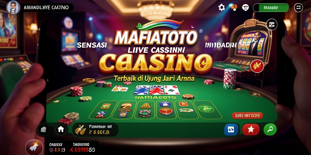 Tampilan gameplay MAFIATOTO dengan dealer yang profesional dan permainan seru.