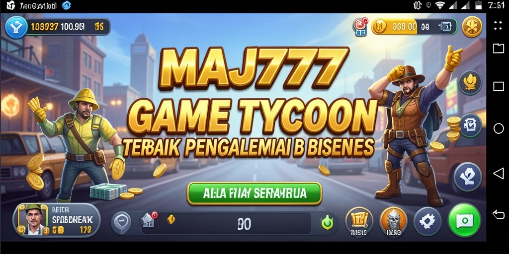 Tampilan gameplay Tycoon yang menarik dan penuh strategi.