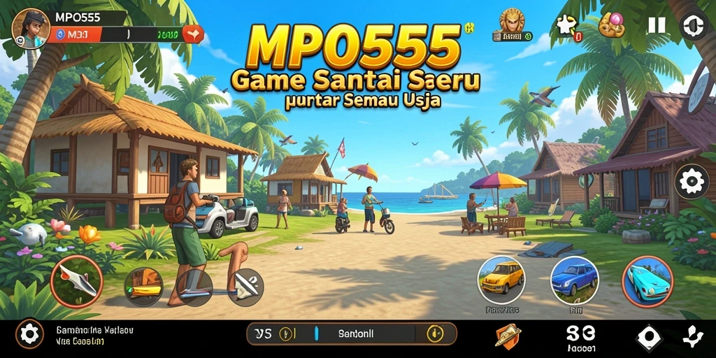 Screenshot MPO555 menampilkan pengalaman gameplay yang seru dan santai.