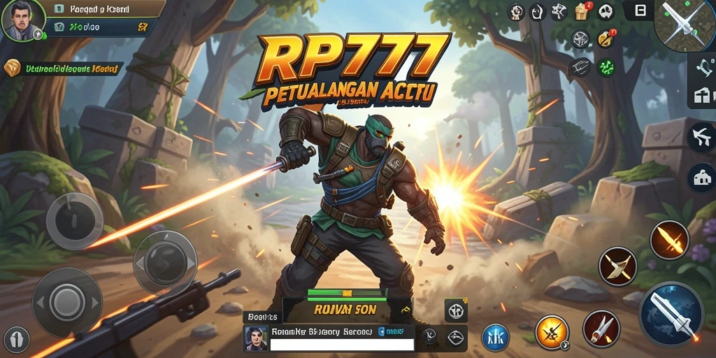 Tampilan gameplay seru dan grafis menakjubkan di RP777.