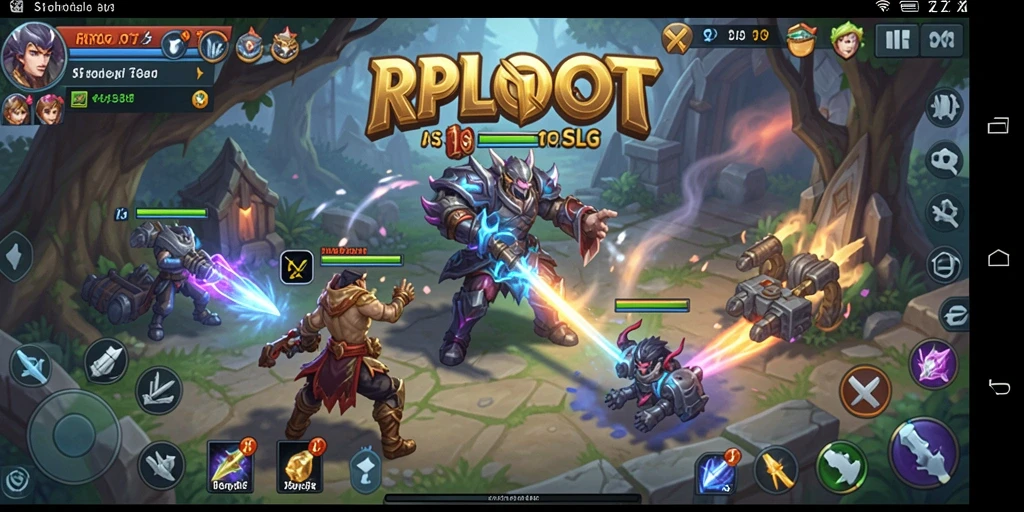 Tampilan gameplay RPLOOT yang seru dan memukau.