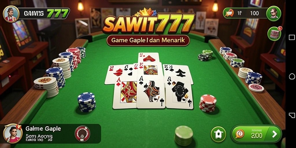 Gameplay seru dan interaktif dalam SAWIT777, cocok untuk pencinta Gaple.