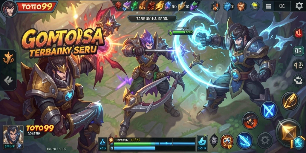Gameplay seru TOTO99 dengan pertarungan tim yang strategis.