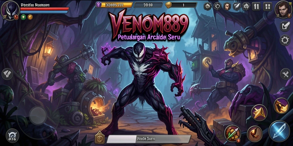 Gameplay seru dan menantang di VENOM889 dengan banyak level.