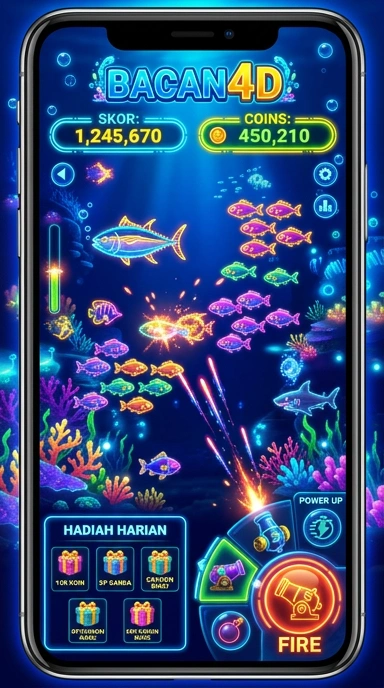 Screenshot antarmuka pengguna bacan4d yang menarik.